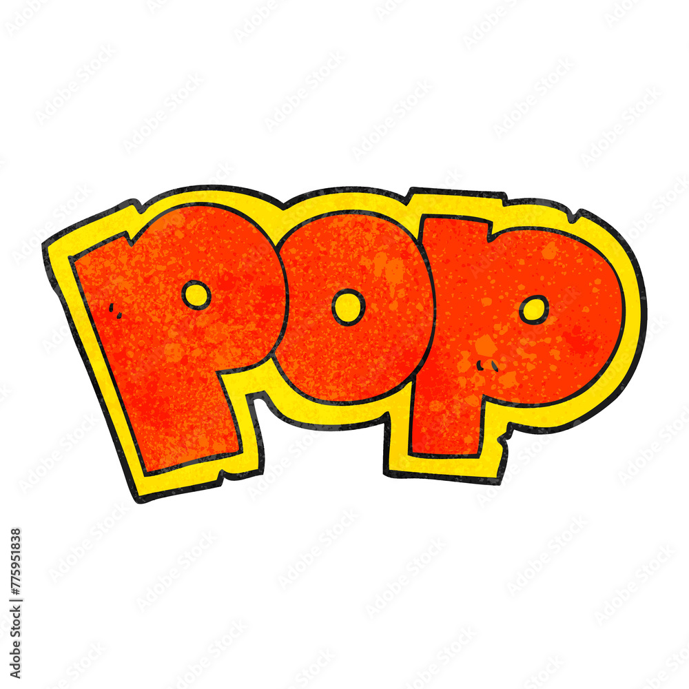 freehand textured cartoon POP symbol freehand textured cartoon POP symbol