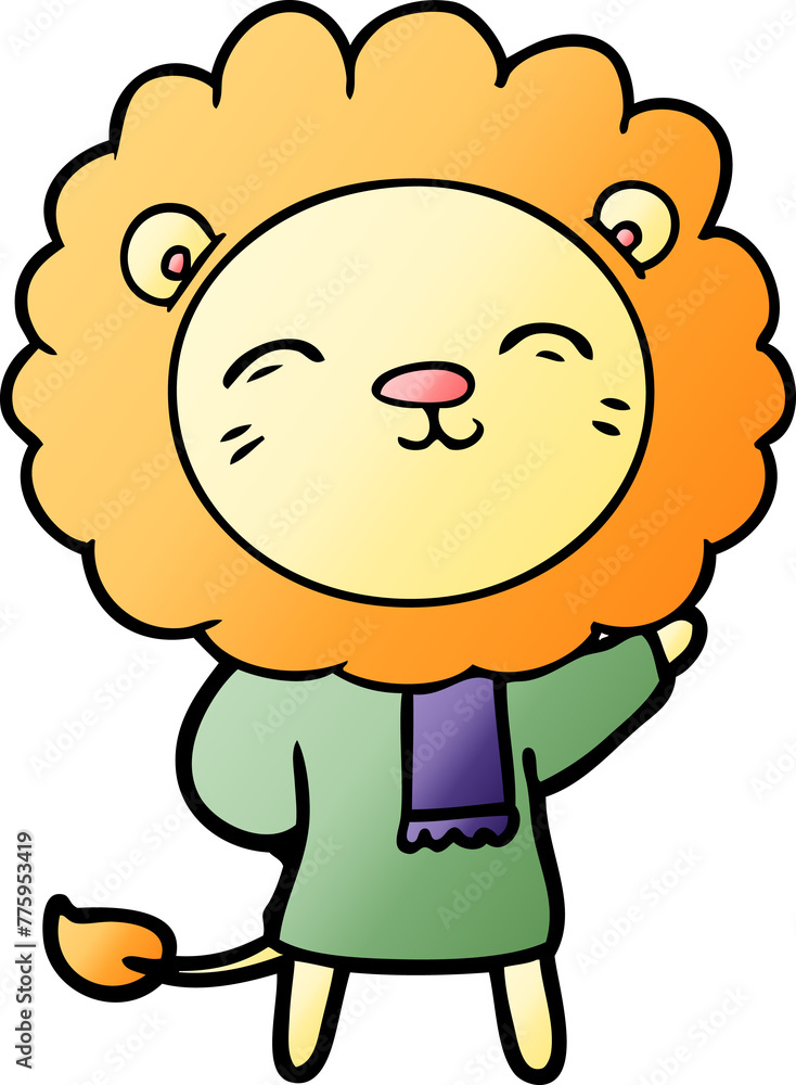 cartoon lion cartoon lion
