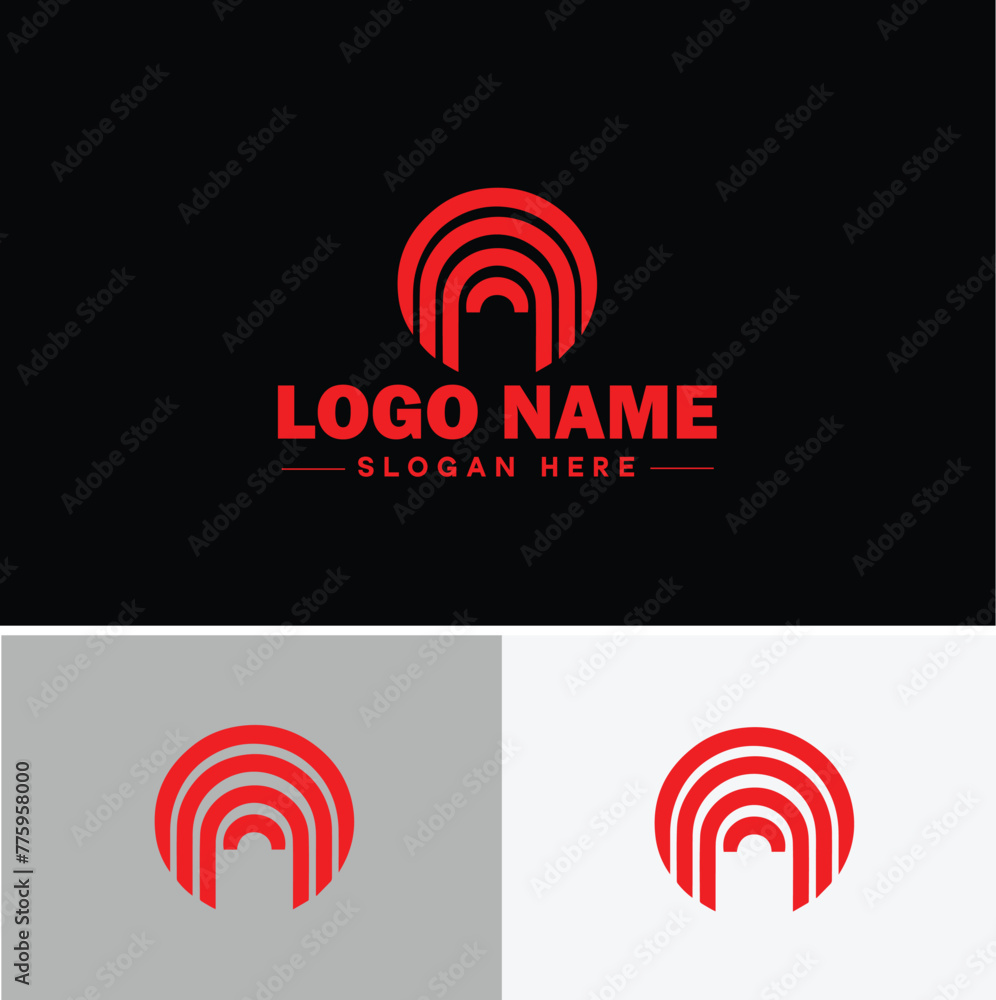 Rainbow logo icon vector for business app icon cloud natural silhouette rainbow logo template Rainbow logo icon vector for business app icon cloud natural silhouette rainbow logo template