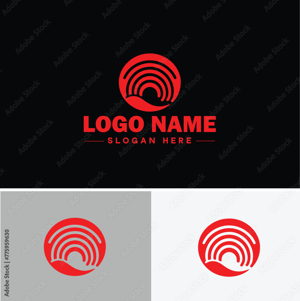 Rainbow logo icon vector for business app icon cloud natural silhouette rainbow logo template Rainbow logo icon vector for business app icon cloud natural silhouette rainbow logo template