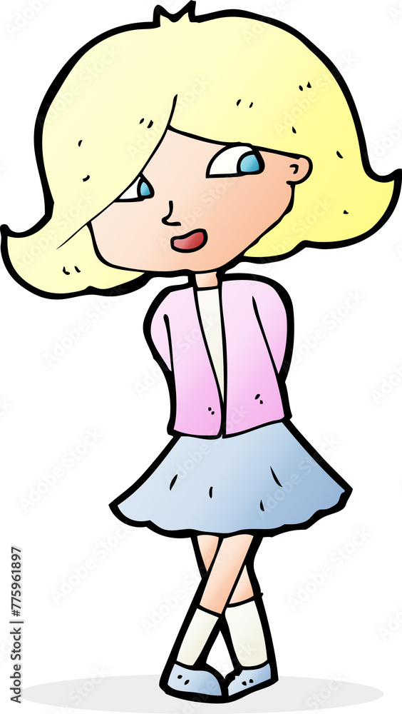 cartoon happy girl cartoon happy girl