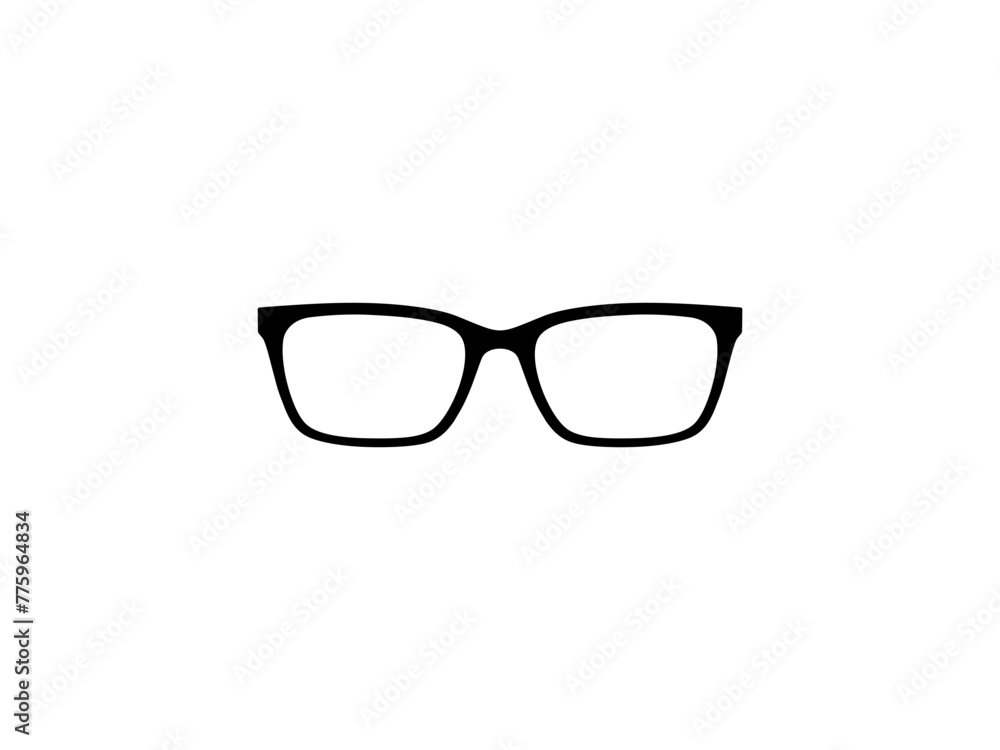 Eye Glasses Silhouette, Front View, Flat Style, can use for Pictogram, Logo Gram, Apps, Art Illustration, Template for Avatar Profile Image, Website, or Graphic Design Element. Vector Illustration Eye Glasses Silhouette, Front View, Flat Style, can use for Pictogram, Logo Gram, Apps, Art Illustration, Template for Avatar Profile Image, Website, or Graphic Design Element. Vector Illustration