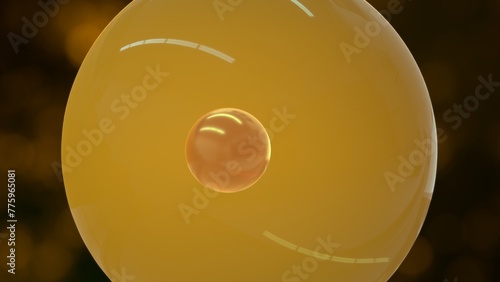 Microspore mother cell 3d Illustration