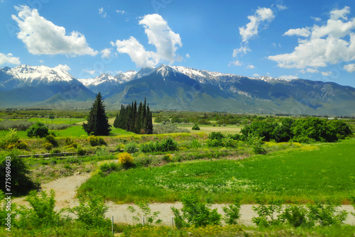 The Mount Parnassus in central Greece photo