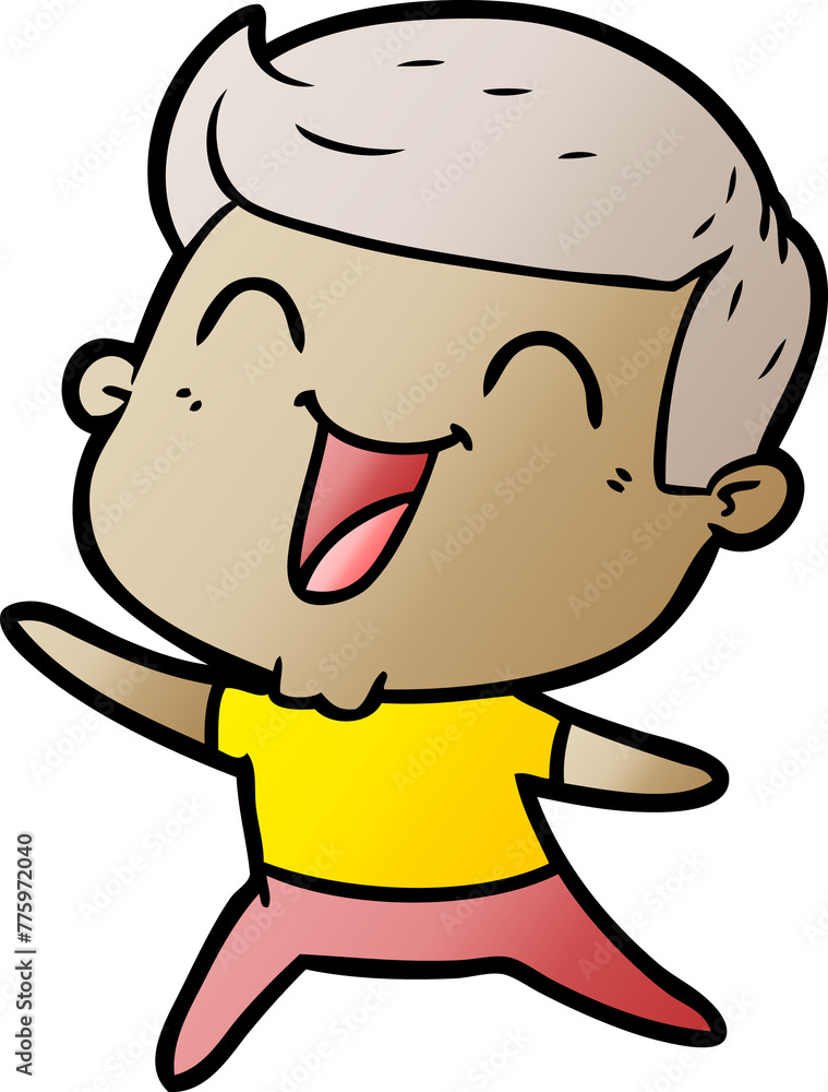 cartoon man laughing cartoon man laughing