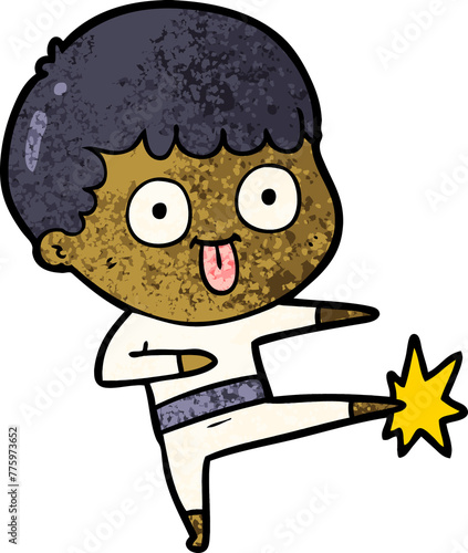 cartoon man staring