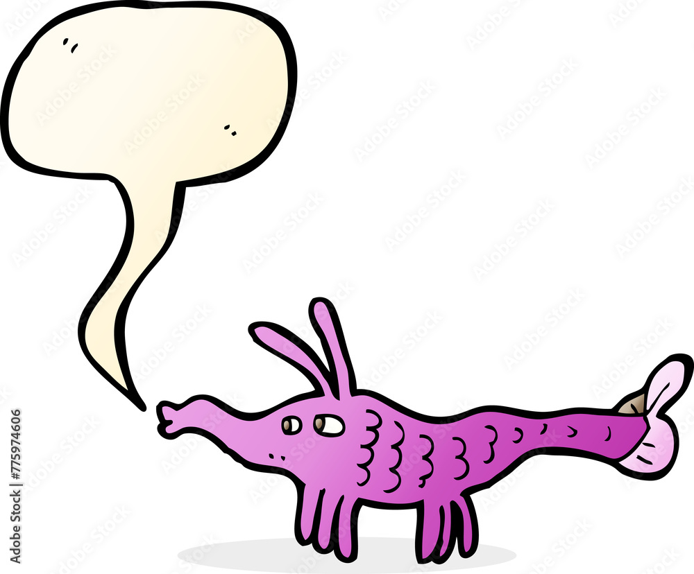 cartoon shrimp with speech bubble cartoon shrimp with speech bubble