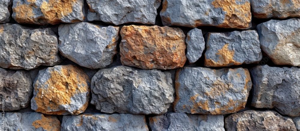 The seamless texture of natural stone granite walls is perfect on all sides The seamless texture of natural stone granite walls is perfect on all sides