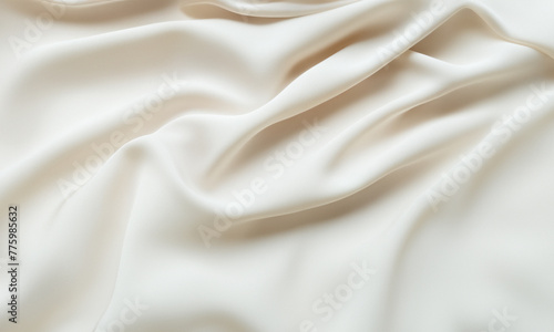 natural glossy silk fabric background