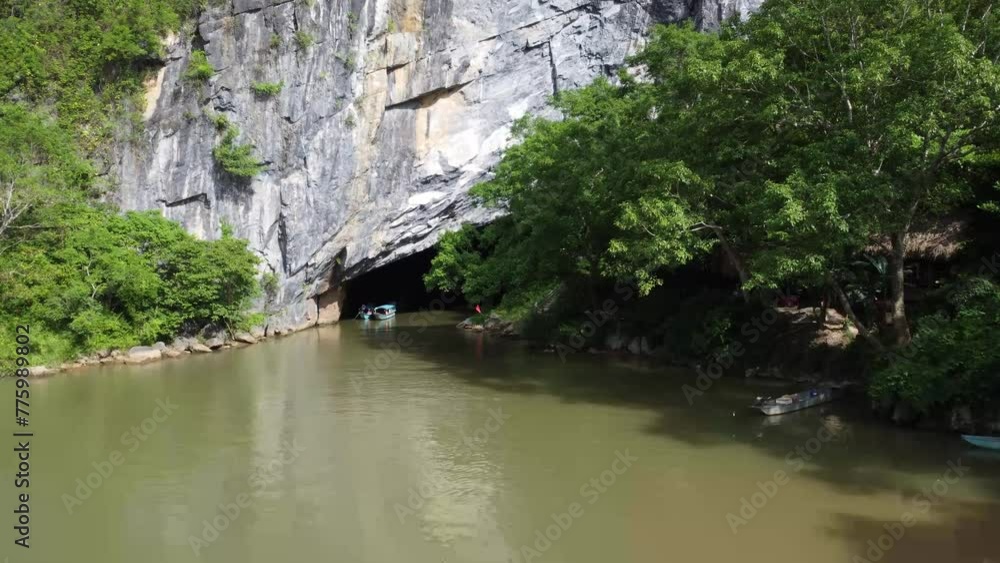 View of Phong Nha Cave entry. Quang Binh Province, Vietnam. View of Phong Nha Cave entry. Quang Binh Province, Vietnam.
