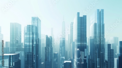 A breathtaking view of a futuristic cityscape