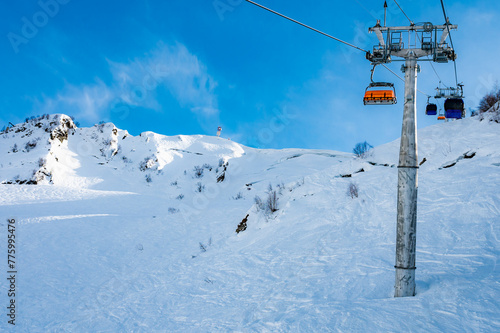 chair lift for skiing