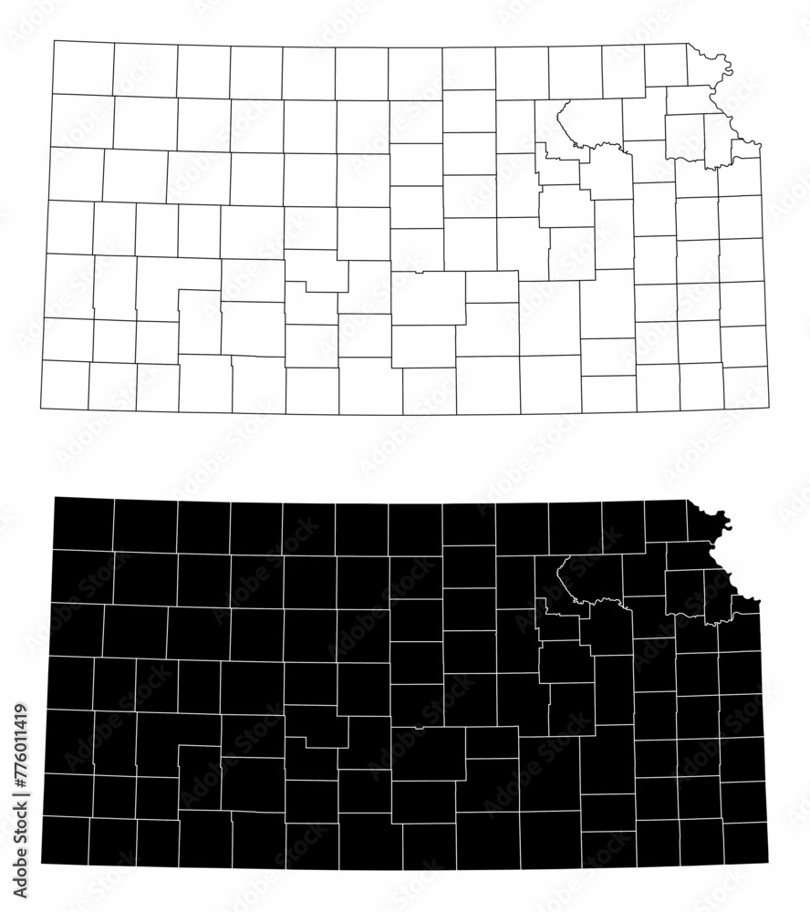 Kansas administrative maps