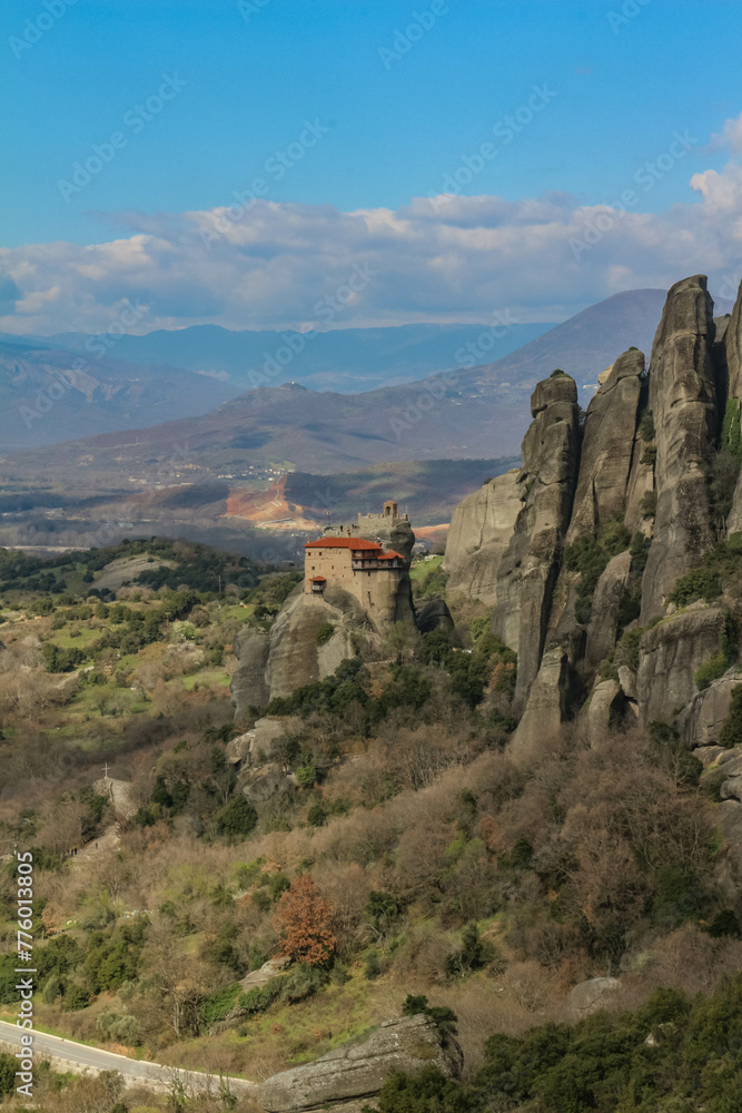 Tranquility Amidst Grandeur: The Smallest Church Nestled in Meteora's Majestic Cliffs