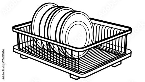 Dish rack and svg file