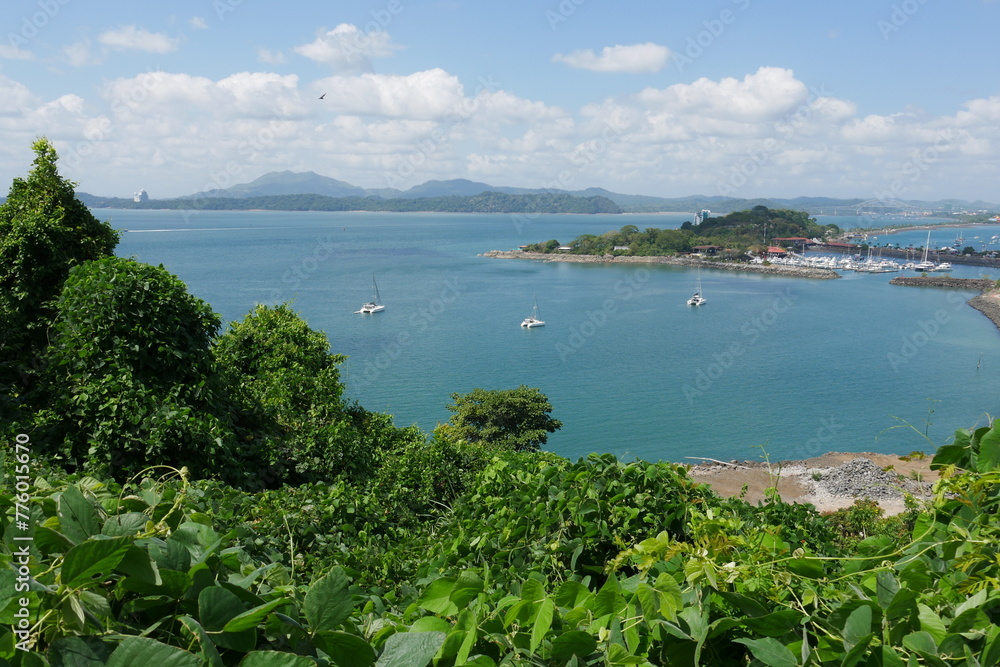 Inseln am Panamakanal in Panama-Stadt Amador