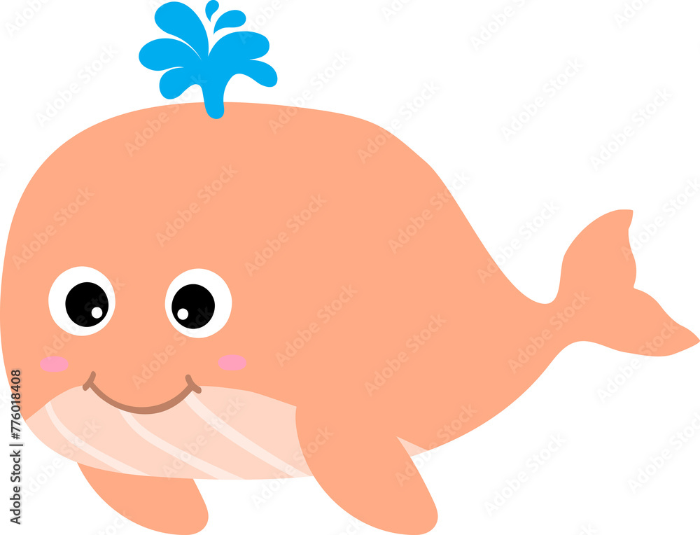 cute whale cartoon, sea animal cute whale cartoon, sea animal