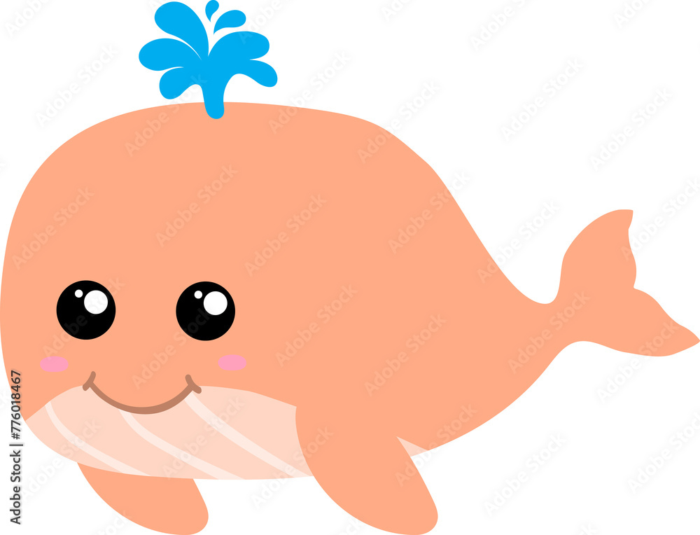 cute whale cartoon, sea animal cute whale cartoon, sea animal