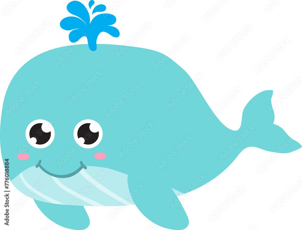 cute whale cartoon, sea animal cute whale cartoon, sea animal
