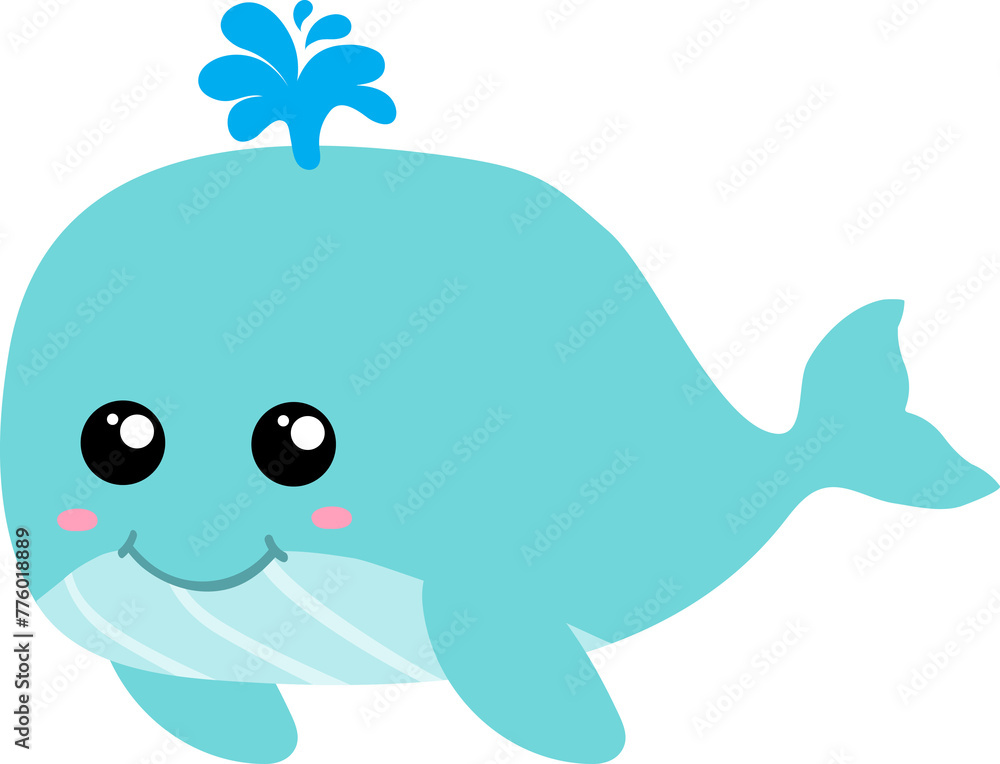 cute whale cartoon, sea animal cute whale cartoon, sea animal