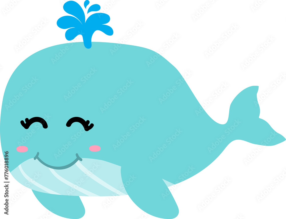cute whale cartoon, sea animal cute whale cartoon, sea animal