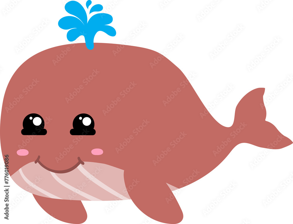 cute whale cartoon, sea animal cute whale cartoon, sea animal