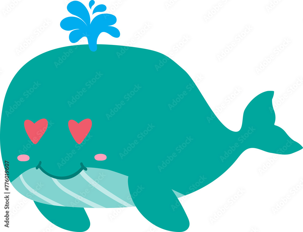 cute whale cartoon, sea animal cute whale cartoon, sea animal