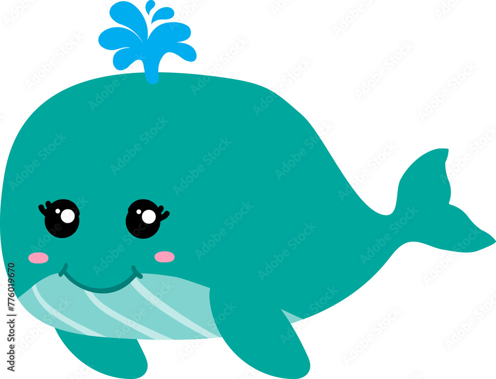 cute whale cartoon, sea animal cute whale cartoon, sea animal