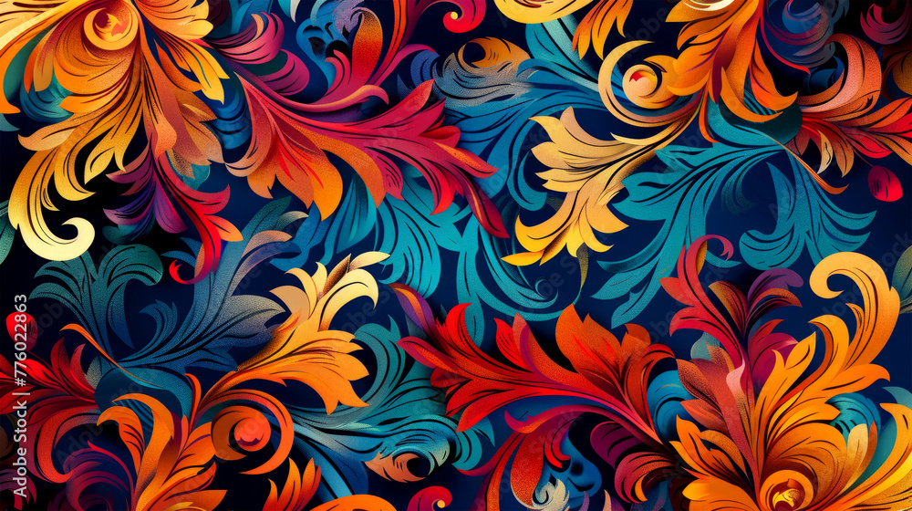 color pattern on background color pattern on background