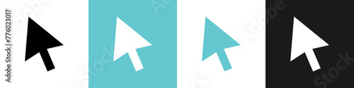 Free Download Computer mouse click cursor. Cursor arrow flat icon for apps and websites - GFXLoad