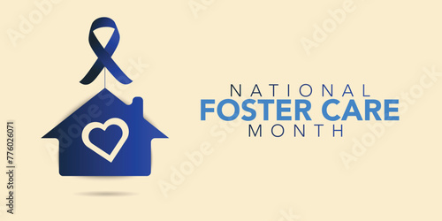 vector graphic of national foster care day good for national foster care day celebration. flyer design illustration. a time to recognize that we can each play a part in enhancing the lives of children