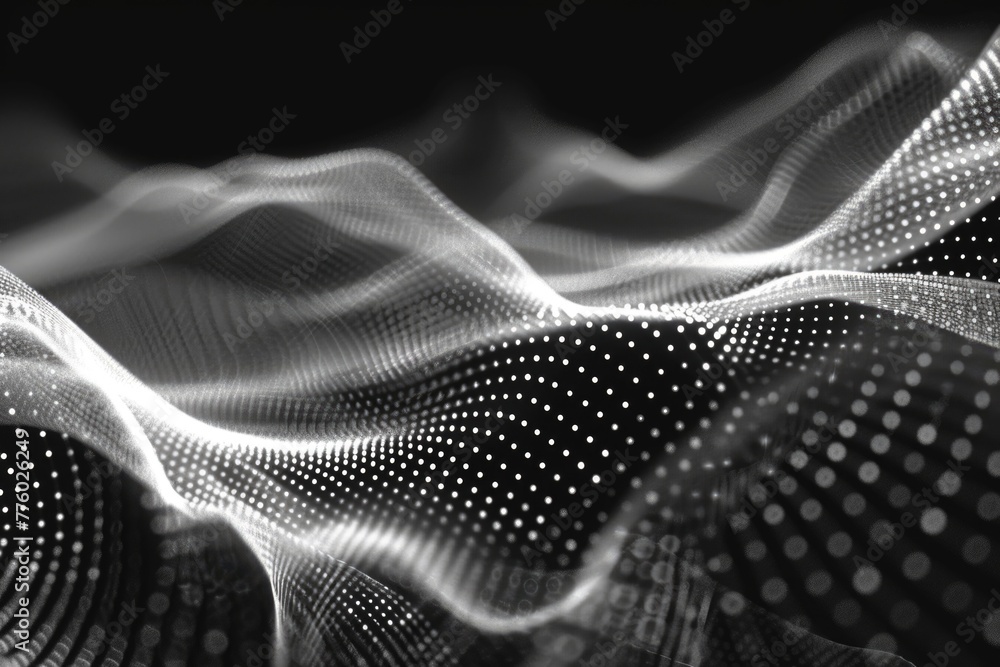 Abstract background with wave and weave lines network connection structure. Abstract background with wave and weave lines network connection structure.