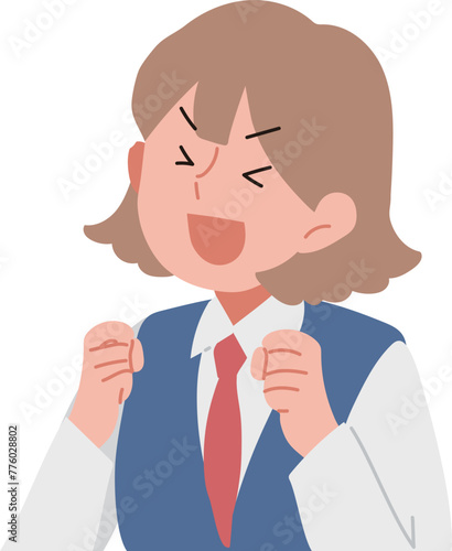 Illustration of a smiling student.