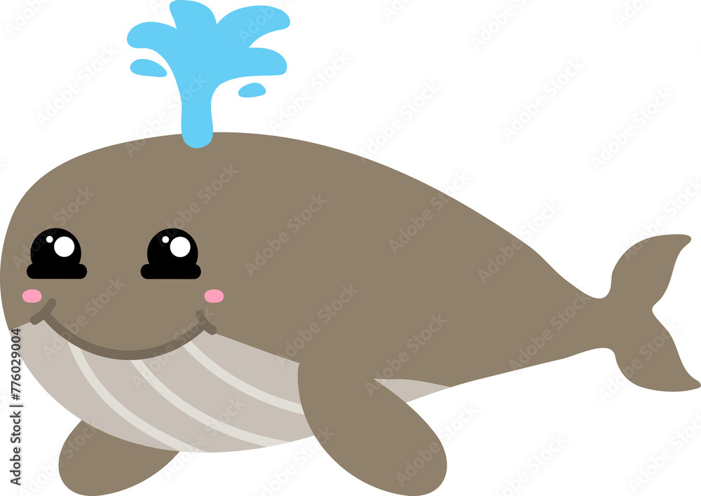 cute whale cartoon, sea animal cute whale cartoon, sea animal