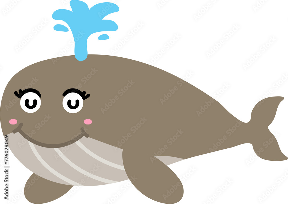 cute whale cartoon, sea animal cute whale cartoon, sea animal