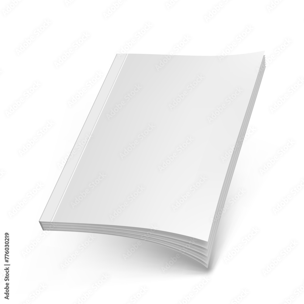Blank Cover Magazine Or Booklet Fly On Top Blank Cover Magazine Or Booklet Fly On Top