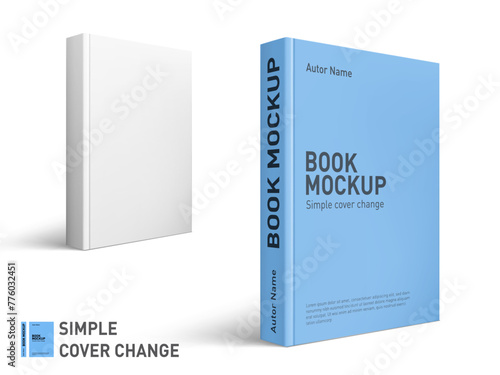 3D Close Book With Easy Change Soft Cover Template