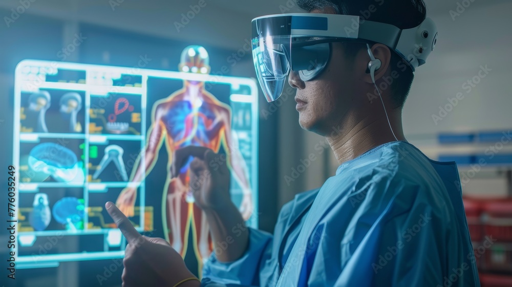 Conceptualizing augmented reality tools for medical education AI generated illustration Conceptualizing augmented reality tools for medical education AI generated illustration