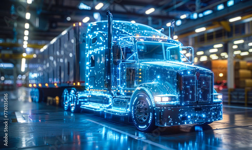 Supply Chain Manager Fosters Innovation in Logistics with Interactive Supply Chain Management (SCM) Holographic Projection photo