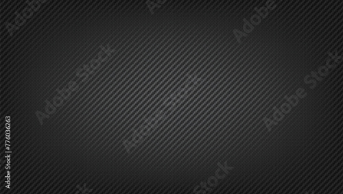 16x9 Texture Of Black Carbon Fiber Pattern