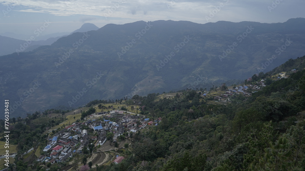 Sirubari homestay village, Gurung, mountain Nepal Sirubari homestay village, Gurung, mountain Nepal