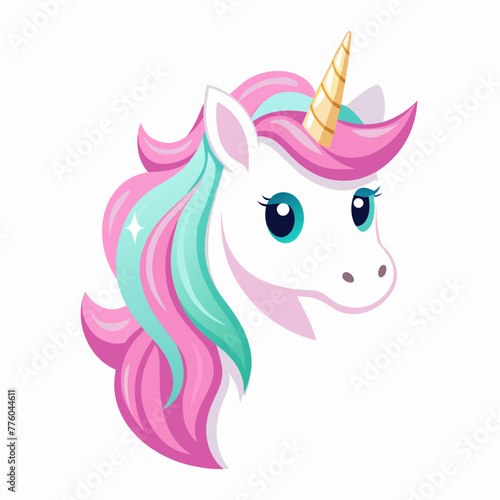 series Illustration of very cute fairytale pony