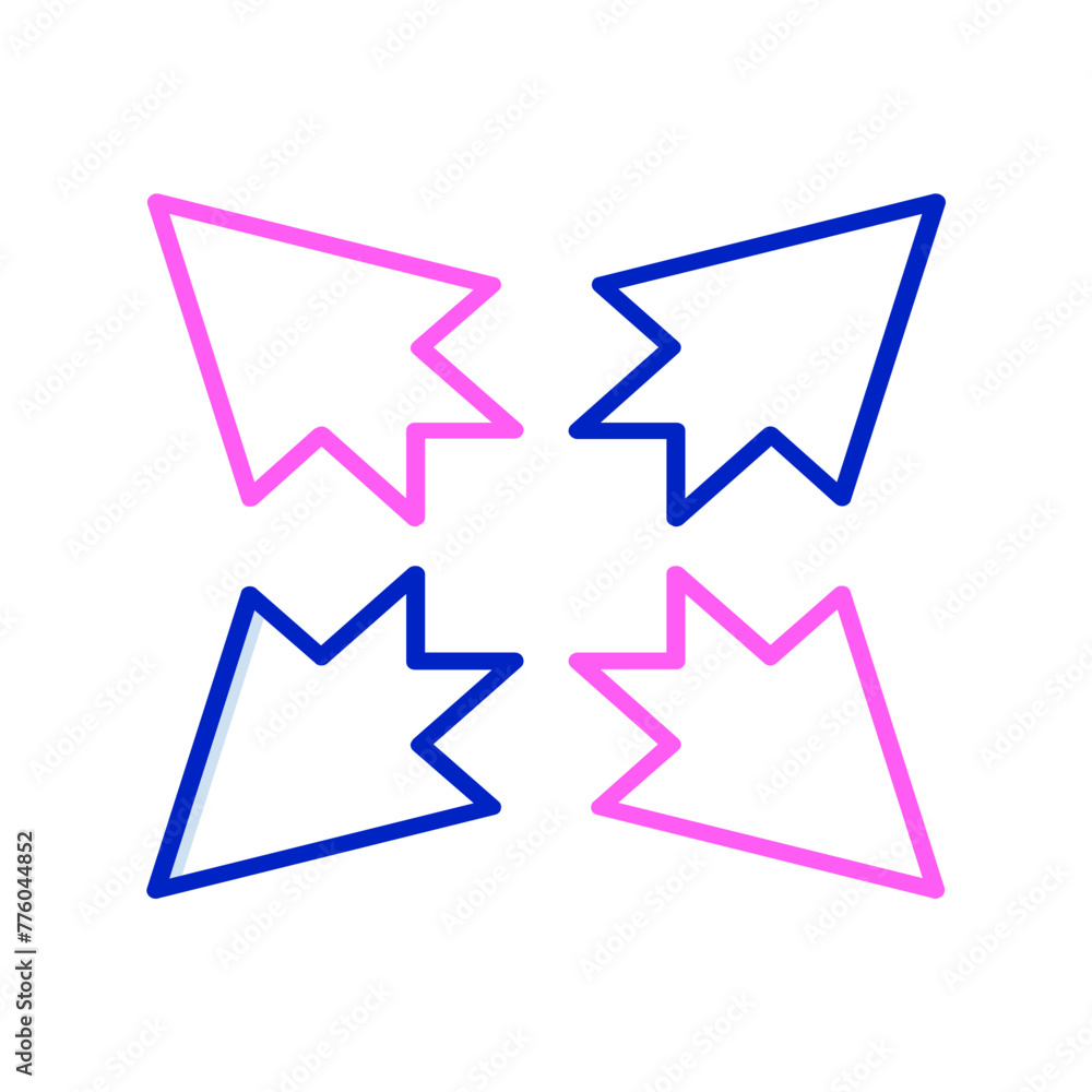 Expand Vector Icon Design Expand Vector Icon Design