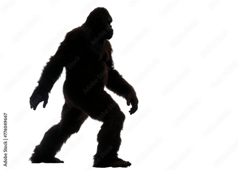 flat bigfoot silhouettes flat bigfoot silhouettes