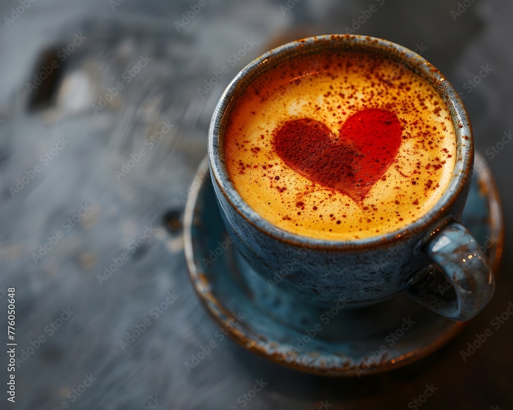 Heartwarming Cafe Delight A Barista s Artful Expression of Love in a Cup of Coffee