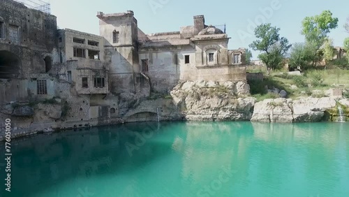 The Katas Raj Temple is Famous Hindu Temple in Pakistan. The Temple is Located In Chakwal Pakistan photo