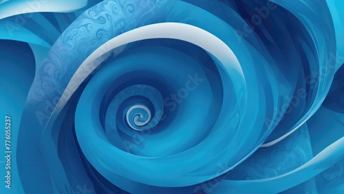 Blue and blue wallpaper with a colorful swirl