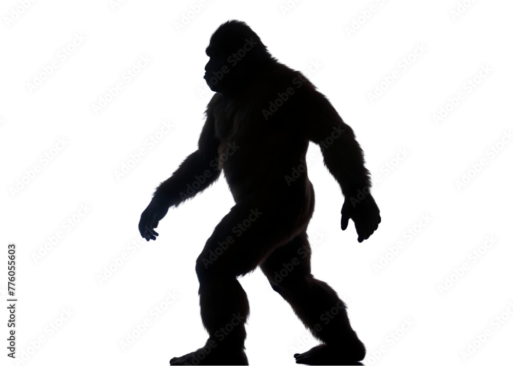 flat bigfoot silhouettes flat bigfoot silhouettes