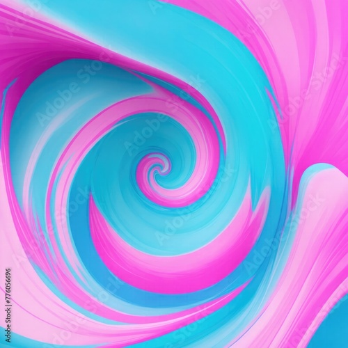 Pink and blue wallpaper with a colorful swirl