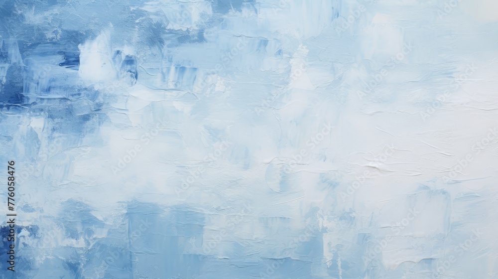 Blue and white abstract palette knife painting background Blue and white abstract palette knife painting background